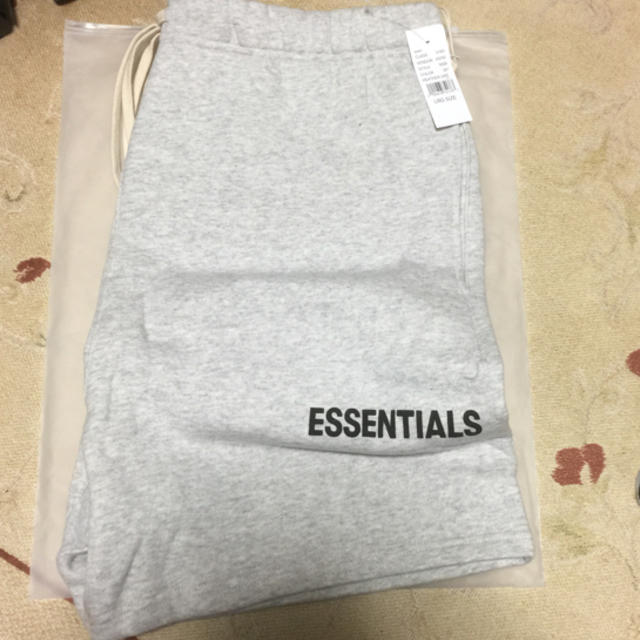 Fog essentials スウェット ハーフパンツ グレー サイズL - ショートパンツ