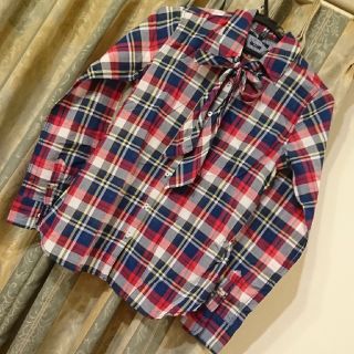 トミーヒルフィガー(TOMMY HILFIGER)のMJ様専用です未使用タグつき トミーヒルフィルガーチェックシャツ(シャツ/ブラウス(長袖/七分))