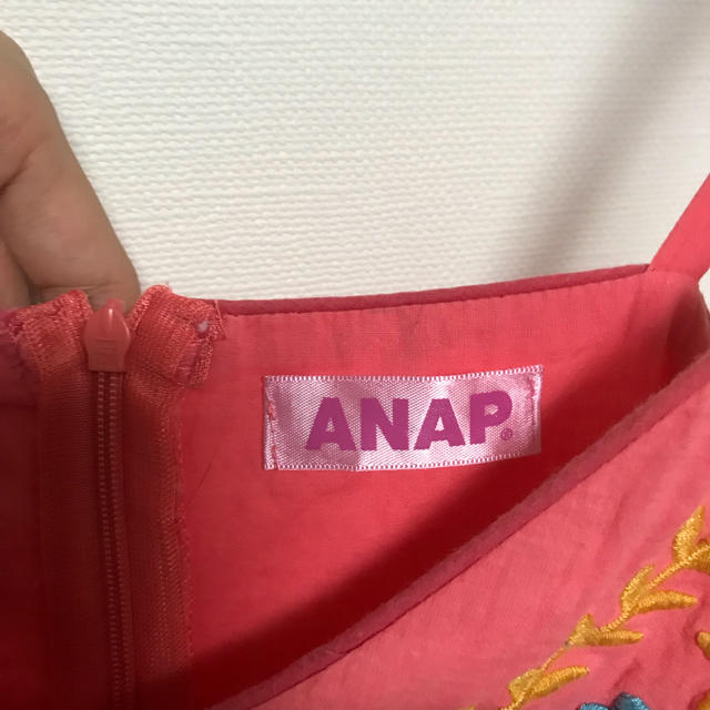 anap mimpi(アナップミンピ)のANAP mimpi フラワー刺繍キャミソールチュニック レディースのトップス(チュニック)の商品写真