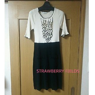 ストロベリーフィールズ(STRAWBERRY-FIELDS)のSTRAWBERRY FIELDS♡ニットワンピース(ひざ丈ワンピース)