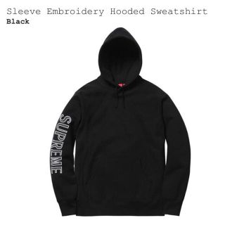 シュプリーム(Supreme)のSleeve Embroidery Hooded Sweatshirt(パーカー)