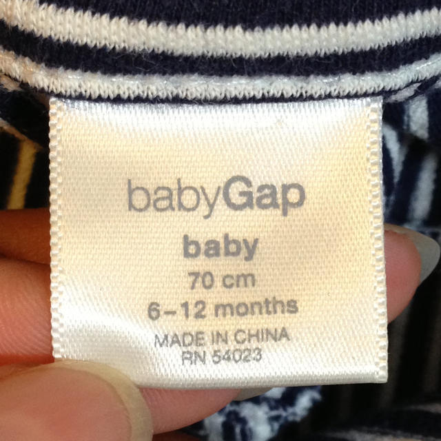 GAP(ギャップ)のbaby Gap 半袖カバーオール キッズ/ベビー/マタニティのベビー服(~85cm)(カバーオール)の商品写真