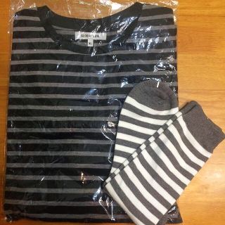 グローバルワーク(GLOBAL WORK)の【Men's】GLOBAL WORK 長袖&ソックス(Tシャツ/カットソー(七分/長袖))