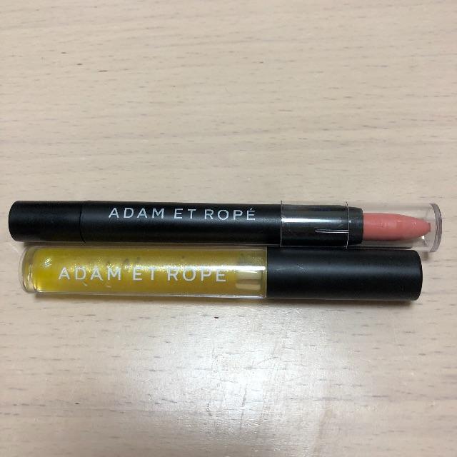 Adam et Rope'(アダムエロぺ)のマルチクレヨン&リップグロス コスメ/美容のベースメイク/化粧品(リップグロス)の商品写真