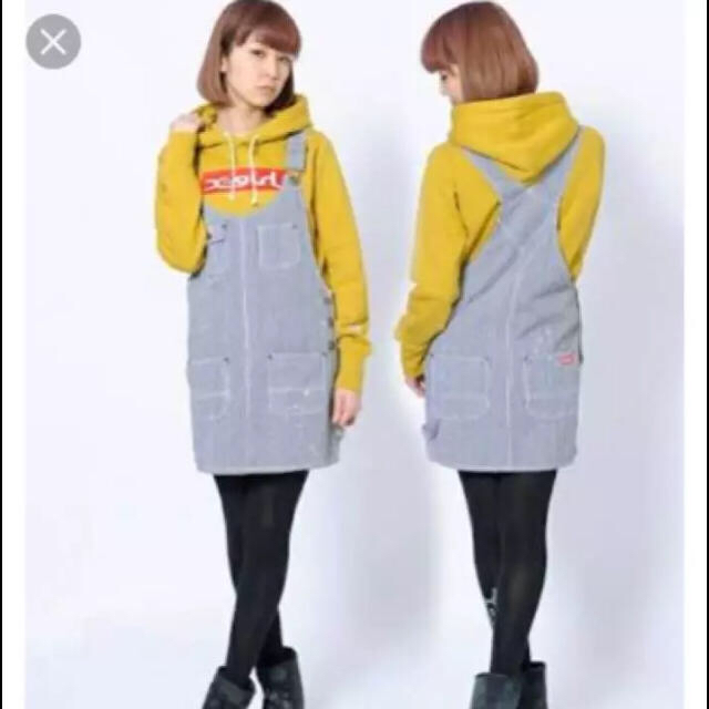 X-girl(エックスガール)の＊のいろい様専用＊X-girl WORK STYLE SALOPETTE レディースのパンツ(サロペット/オーバーオール)の商品写真