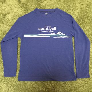 モンベル(mont bell)のmontbell モンベル ロンT 長袖 Ｔシャツ ネイビー 120 アウトドア(Tシャツ/カットソー)