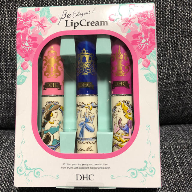 DHC(ディーエイチシー)のDHC リップクリーム ディズニー コラボデザイン ラプンツェル シンデレラ コスメ/美容のスキンケア/基礎化粧品(リップケア/リップクリーム)の商品写真