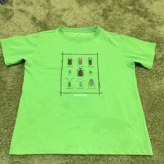 モンベル(mont bell)のmontbell モンベル Ｔシャツ 半袖 140 カブトムシ 昆虫 グリーン(Tシャツ/カットソー)