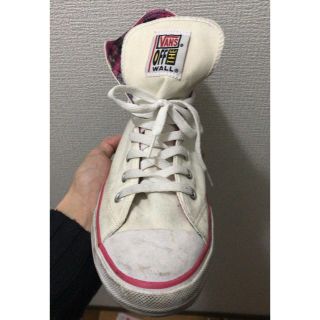 ヴァンズ(VANS)のVANS スニーカー 白・ピンク(スニーカー)