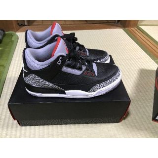 ナイキ(NIKE)の【NIKE】AIR JORDAN3 BLACK CEMENT(スニーカー)