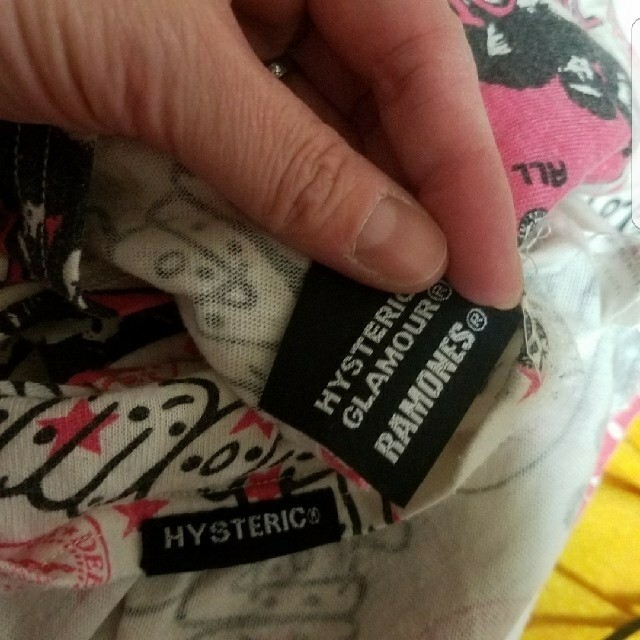 HYSTERIC GLAMOUR(ヒステリックグラマー)のヒステリックグラマー♡変形ラモーンズ長袖 レディースのトップス(カットソー(長袖/七分))の商品写真