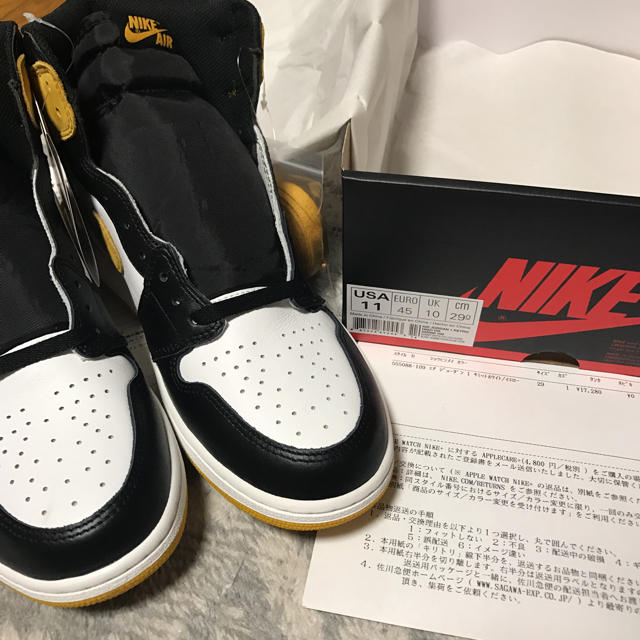 NIKE(ナイキ)のus11 29cm NIKE AIR JORDAN1 ナイキ エアージョーダン1 メンズの靴/シューズ(スニーカー)の商品写真