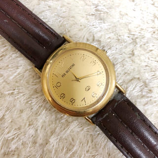 サンタモニカ(Santa Monica)のused  ＊  brown × gold color watch(腕時計)