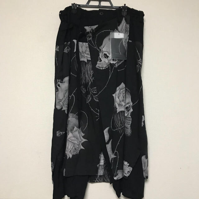 新品 Yohji Yamamoto 18ss スカルローズ ラップパンツ