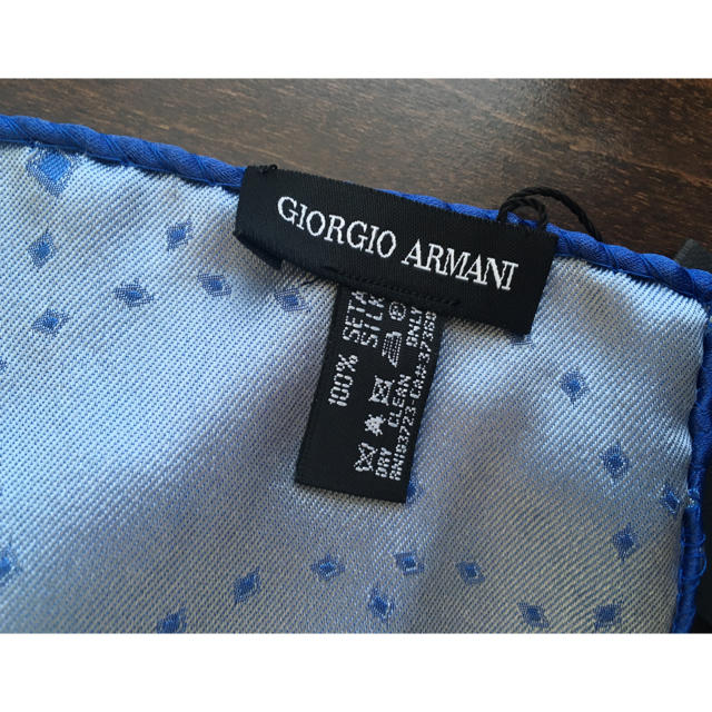 Giorgio Armani(ジョルジオアルマーニ)のgiorgio  armani ハンカチーフ メンズのファッション小物(ハンカチ/ポケットチーフ)の商品写真