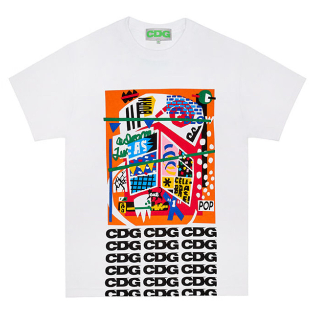 COMME des GARCONS(コムデギャルソン)のコムデギャルソン CDG BREAKING NEWS ゴールデンウィークTシャツ メンズのトップス(Tシャツ/カットソー(半袖/袖なし))の商品写真