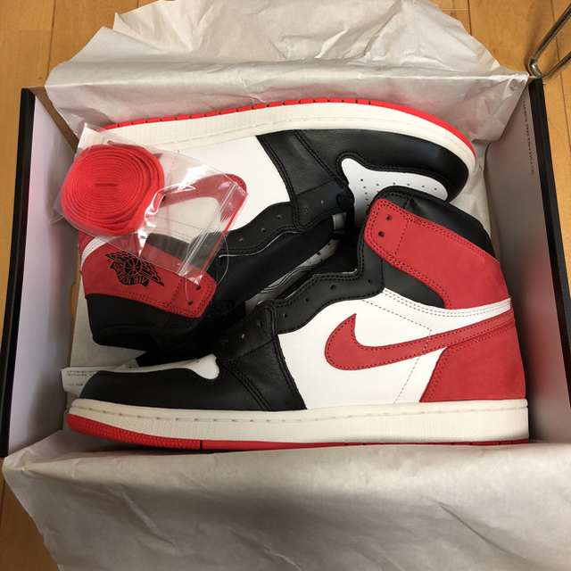 NIKE(ナイキ)の値下げ NIKE AIR JORDAN1 TRACK RED 28.5cm メンズの靴/シューズ(スニーカー)の商品写真