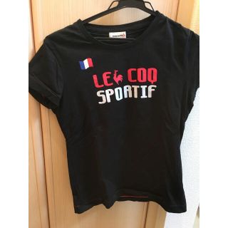 ルコックスポルティフ(le coq sportif)のTシャツ 半袖 Ｌ レディース(Tシャツ(半袖/袖なし))