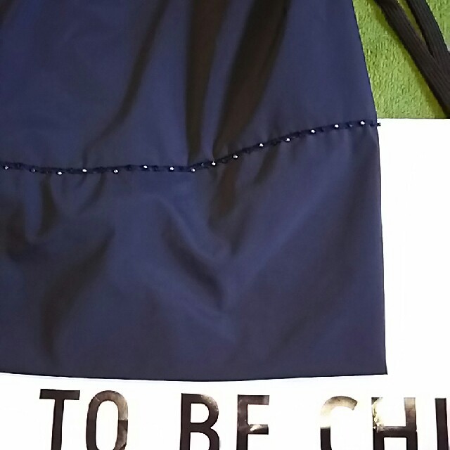 TO BE CHIC(トゥービーシック)の専用です★トゥービーシックTOBECHICのスカート ネイビー レディースのスカート(ひざ丈スカート)の商品写真