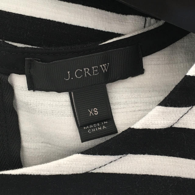 BEAMS(ビームス)の最終値下★J.CREW ジェイクルー ボーダーワンピース xs レディースのワンピース(ひざ丈ワンピース)の商品写真