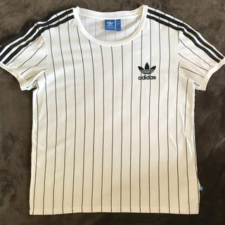 アディダス(adidas)のadidas originalsのストライプTシャツ(Tシャツ(半袖/袖なし))