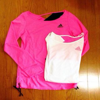 アディダス(adidas)のadidas  スポーツウェア♥️(Tシャツ(長袖/七分))