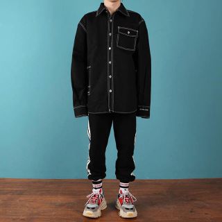 バレンシアガ(Balenciaga)のoverload denim jacket 【最終値下げ】(Gジャン/デニムジャケット)