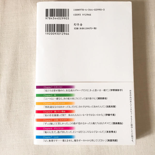 AAA(トリプルエー)のあのとき、僕らの歌声は。 もえさん用 エンタメ/ホビーの本(文学/小説)の商品写真