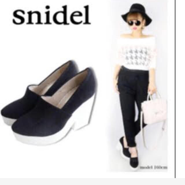 SNIDEL(スナイデル)のsnidel厚底パンプス(スナイデル)  レディースの靴/シューズ(ハイヒール/パンプス)の商品写真