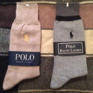 ポロラルフローレン(POLO RALPH LAUREN)のPOLO靴下メンズ2足セット(ソックス)