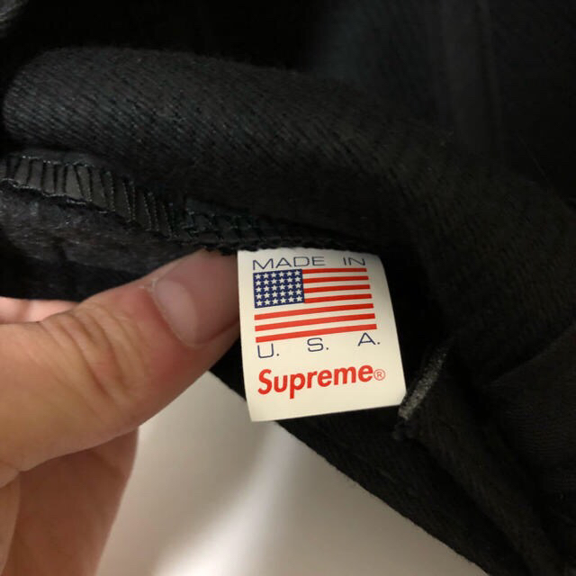 supreme Top Stripe Camp Cap