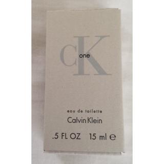 シーケーカルバンクライン(ck Calvin Klein)の【新品】カルバンクライン シーケーワン オードトワレ 15ml(香水(女性用))
