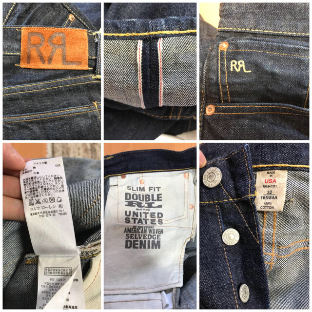 RRL(ダブルアールエル)の【最終値下げ】RRL スリムフィット セルビッジ デニム メンズのパンツ(デニム/ジーンズ)の商品写真