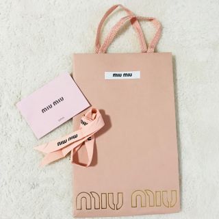 ミュウミュウ(miumiu)のmiumiu ショップ袋(ショップ袋)