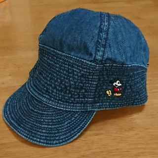 エフオーキッズ(F.O.KIDS)のF.O.KIDSミッキーデニムキャップ size50(帽子)