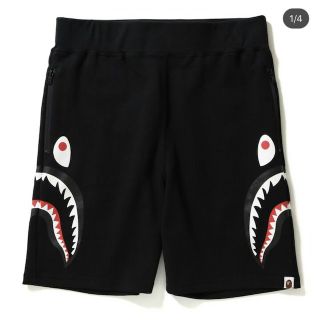 アベイシングエイプ(A BATHING APE)の送料込sizeL abathingape shark SWEAT SHORTS(ショートパンツ)