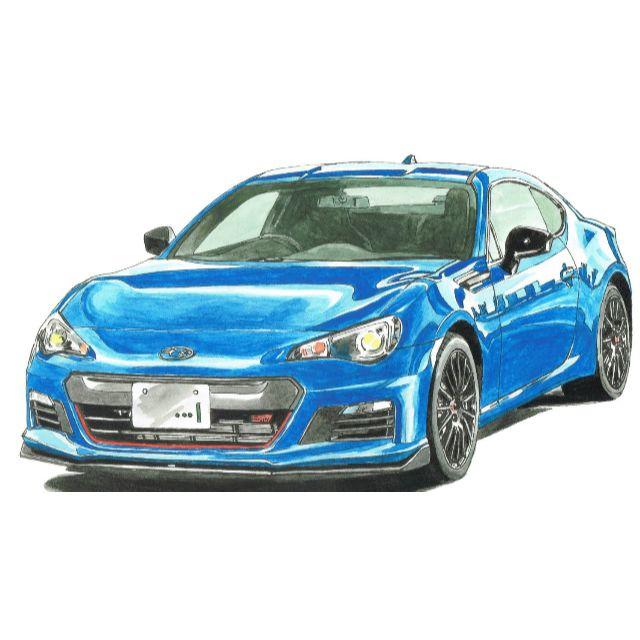 NC-419 スバルBRZ/WRX ST限定版画 直筆サイン額装●作家平右ヱ門 2