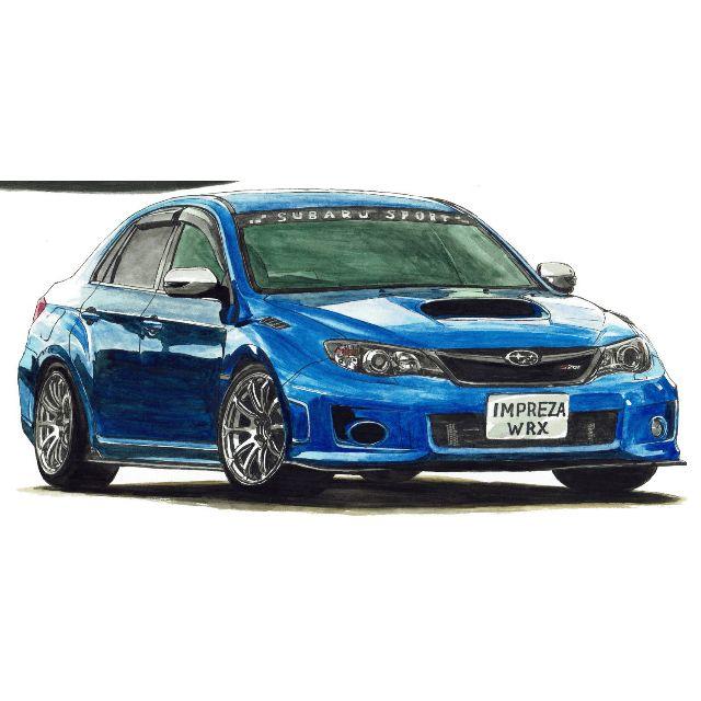 NC-419 スバルBRZ/WRX ST限定版画 直筆サイン額装●作家平右ヱ門 3