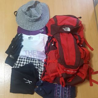 ザノースフェイス(THE NORTH FACE)のTHE NORTH FACE バックパック他８点セット(登山用品)