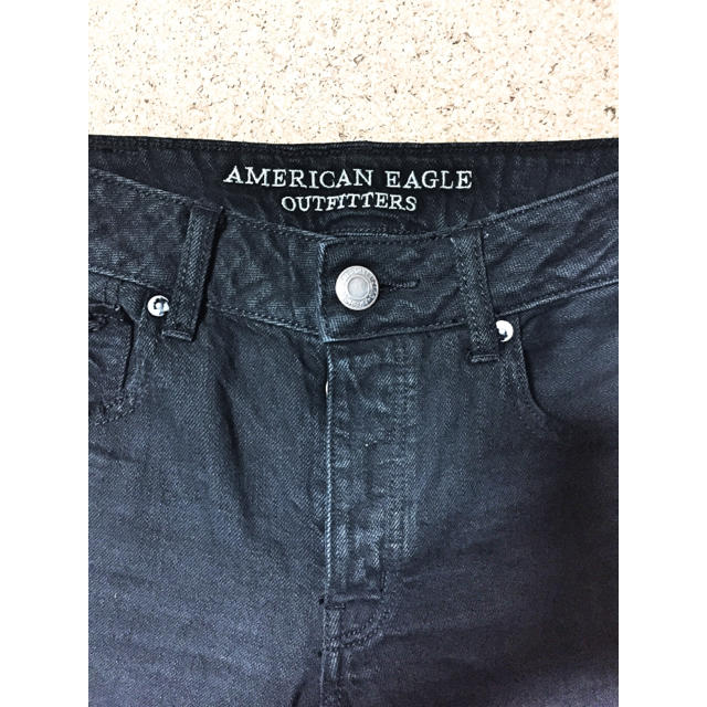 American Eagle(アメリカンイーグル)の■AMERICAN EAGLE■染め直し可 ダメージロングパンツ スキニーパンツ メンズのパンツ(デニム/ジーンズ)の商品写真