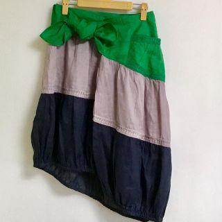 ツモリチサト(TSUMORI CHISATO)の新品  TSUMORI CHISATO   変型スカート   M(ひざ丈スカート)