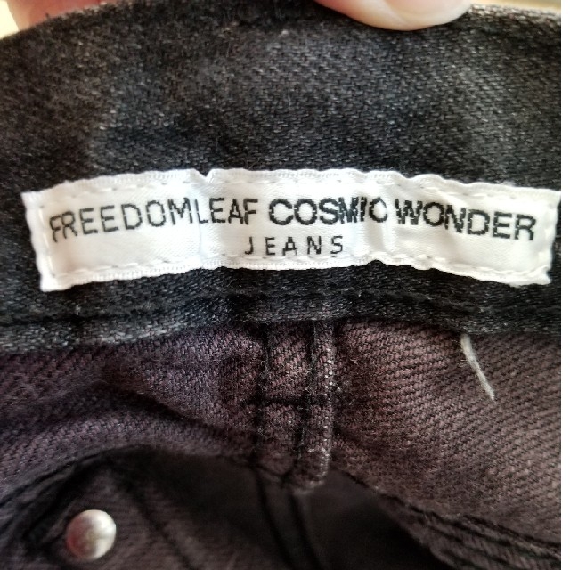 COSMIC WONDER(コズミックワンダー)のコズミックワンダー　ブラックデニム レディースのパンツ(デニム/ジーンズ)の商品写真