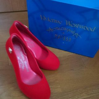 ヴィヴィアンウエストウッド(Vivienne Westwood)の値下げしました！ヴィヴィアン メリッサ 赤いヒールパンプス(ハイヒール/パンプス)