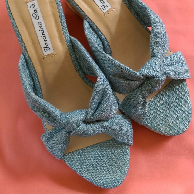 クロスリボン　サンダル レディースの靴/シューズ(サンダル)の商品写真