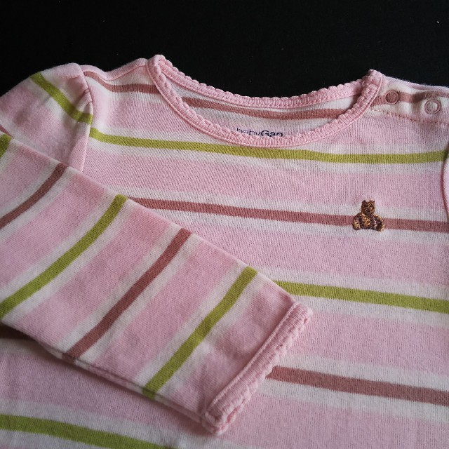 babyGAP(ベビーギャップ)のbabyGap★ロンパース80cm２着セット キッズ/ベビー/マタニティのベビー服(~85cm)(ロンパース)の商品写真