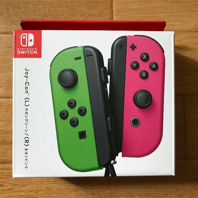 新品未開封！JOY-CON (L)/(R) ネオングリーン/ネオンピンク