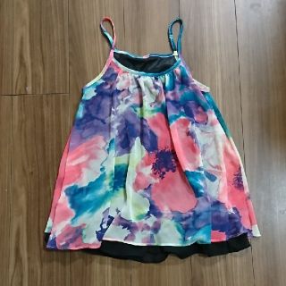 イング(INGNI)のINGNI 花柄シフォンキャミチュニック(キャミソール)