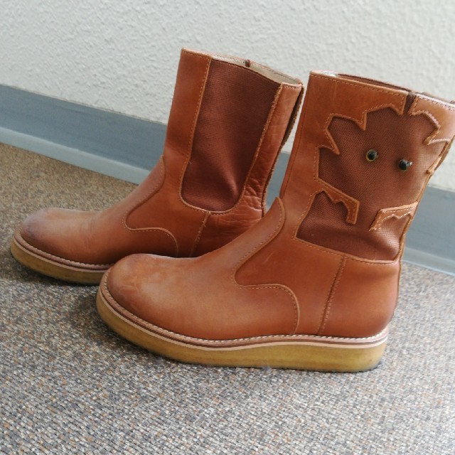 TSUMORI CHISATO(ツモリチサト)の皮ブーツ　ニ度着用 レディースの靴/シューズ(ブーツ)の商品写真