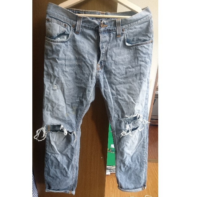 Nudie Jeans(ヌーディジーンズ)のヌーディージーンズnudiejeans ハンクレイhankray 33×32 メンズのパンツ(デニム/ジーンズ)の商品写真