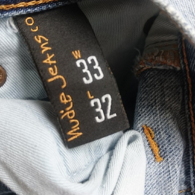 Nudie Jeans(ヌーディジーンズ)のヌーディージーンズnudiejeans ハンクレイhankray 33×32 メンズのパンツ(デニム/ジーンズ)の商品写真